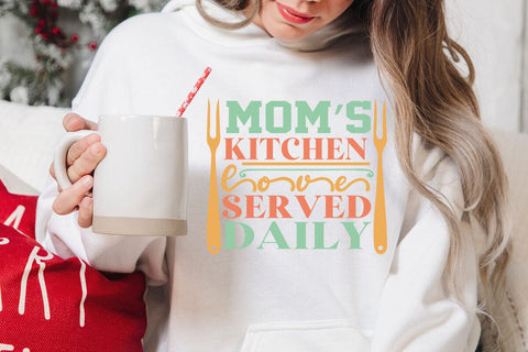 Moms Kitchen Love Served Daily SVG Angelina750 
