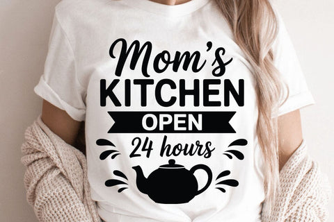 Moms Kitchen Open 24 Hours SVG Angelina750 