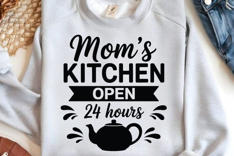 Moms Kitchen Open 24 Hours SVG Angelina750 