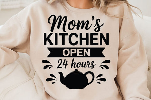 Moms Kitchen Open 24 Hours SVG Angelina750 