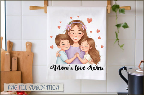 Mom's love wins Towel Sublimation Sublimation Shetara Begum 