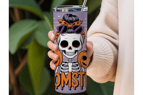 Momster Halloween 20oz Tumbler Wrap Sublimation DesignSVG 
