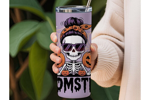 Momster Halloween 20oz Tumbler Wrap Sublimation DesignSVG 
