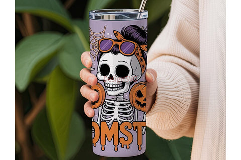Momster Halloween 20oz Tumbler Wrap Sublimation DesignSVG 