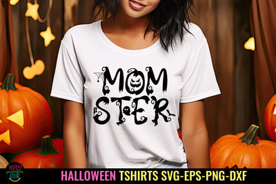 Momster Halloween Mom SVG I Halloween Shirts SVG -PNG SVG Happy Printables Club 