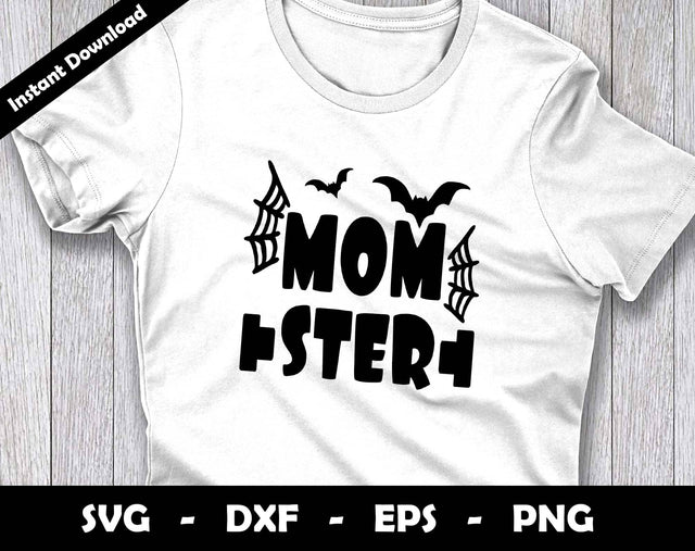 Momster SVG Cut File, Halloween Momster SVG Design SVG Arthur Arellano 