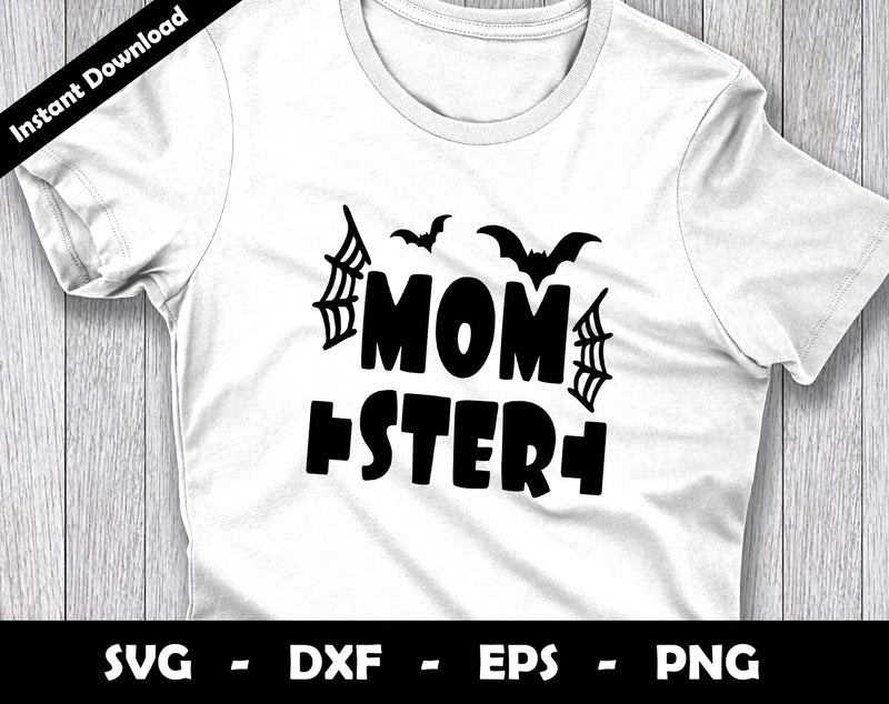 Momster SVG Cut File, Halloween Momster SVG Design SVG Arthur Arellano 