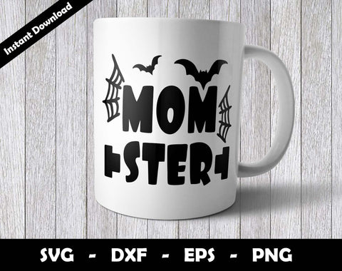 Momster SVG Cut File, Halloween Momster SVG Design SVG Arthur Arellano 