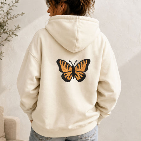 Monarch Butterfly Machine Embroidery Design – Orange Butterfly Embroidery File, Butterfly Insect Design Embroidery/Applique DESIGNS PatternFeed8 