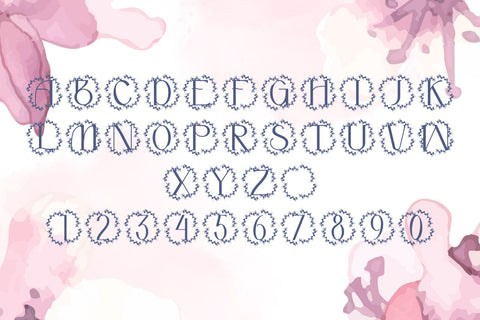 Monarchine Monogram Font Dm Letter Studio 