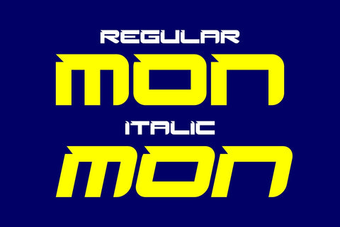 Monark Slab - Sport Display Font Font Mozzatype 