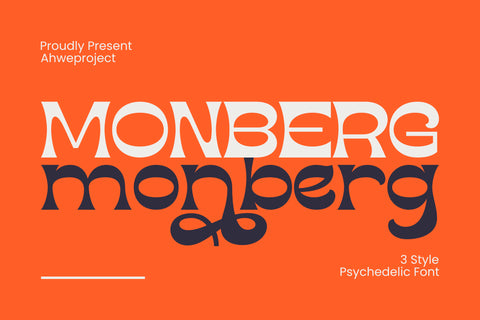Monberg Font ahweproject 