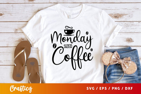 monday sized coffee Svg Design SVG Designangry 