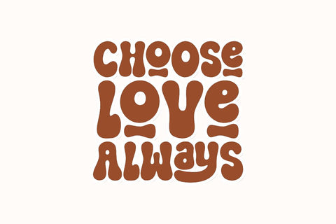 Monday Vibes - Retro Groovy Font Font Masyafi Studio 