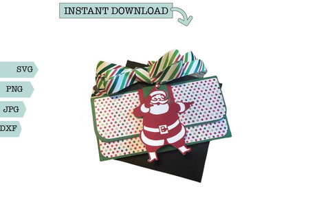 Money Card- Christmas Santa Card SVG Sharia Morton Designs 