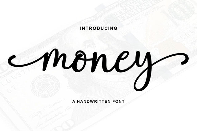 Money Script Font Rotterlab studio 