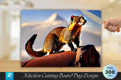 Mongoose Background Cutting Board Sublimation Regulrcrative 