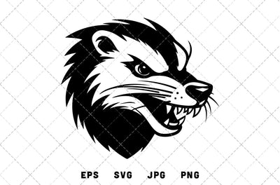 Mongoose Mascot Graphics - JPG, SVG, PNG, EPS - Digital Download with Commercial License for Cricut, Silhouette, Scan N Cut Crafting SVG Loveleen Kaur 