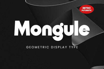 Mongule – Geometric Futuristic Font Arterfak Project 