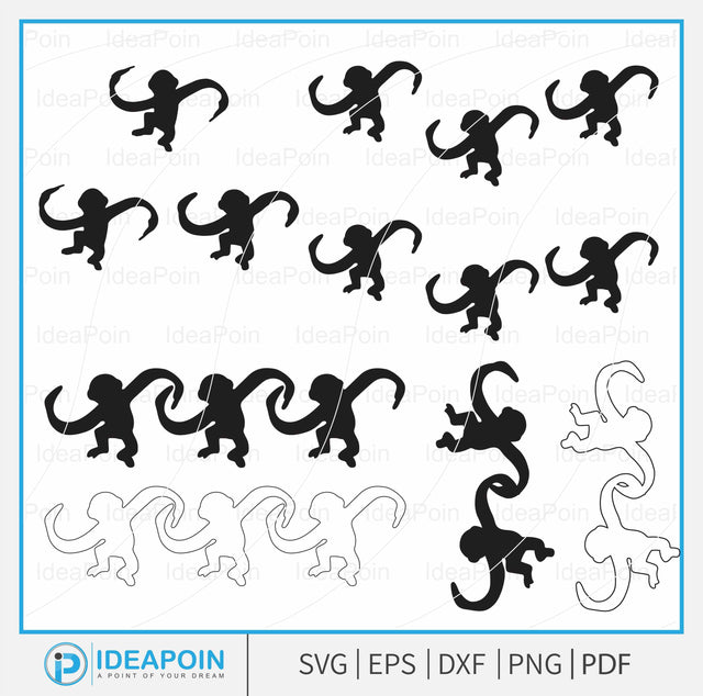 Monkey in barrel svg, barrel of monkey svg,Monkey silhouette svg, monkey Cricut,swinging monkey game svg,monkey svg, swinging monkey game SVG Dinvect 