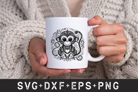 Monkey Svg Bundle SVG Rupkotha 