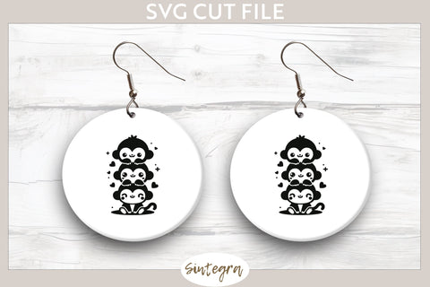 Monkeys Pile v2 SVG Cut File SVG Sintegra 