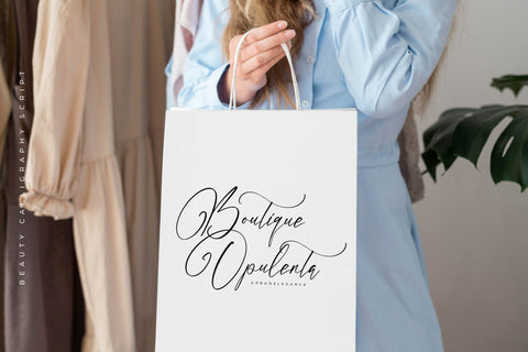 Monlight Quinttans - Beauty Calligraphy Script Font Letterena Studios 