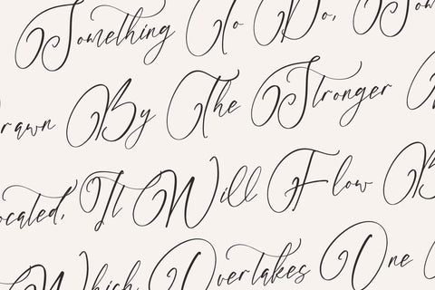 Monlight Quinttans - Beauty Calligraphy Script Font Letterena Studios 