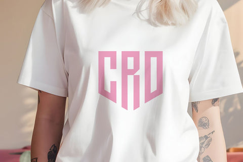 Monogram Font Font Masyafi Studio 