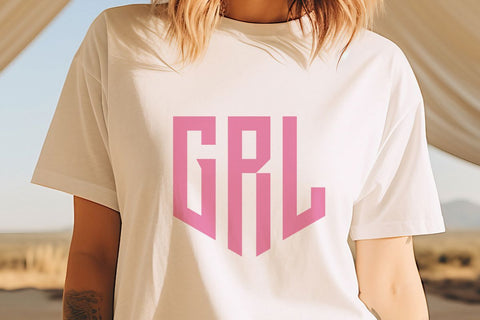 Monogram Font Font Masyafi Studio 