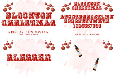 Monogram Logo Kit: Olive & Leaf (Split Included) + Seasonal Font Pack Font Dm Letter Studio 