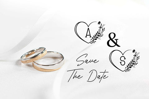 Monogram Love Flower Font LetterdayStudio 