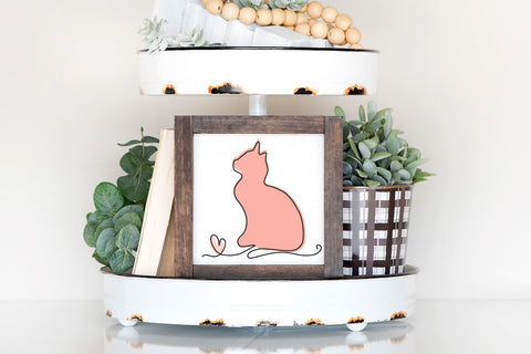 Monoline Cat SVG Bundle, Cat Mom svg Files for Cricut, Cute Cat Dad Gift, cat lovers png for tshirts, sublimation, stickers, tote bags SVG Designing Digitals 