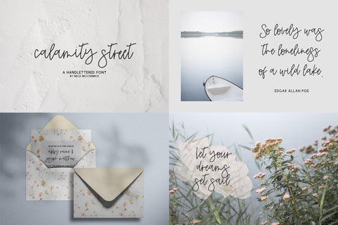 Monoline Font Mini Bundle Font Beck McCormick 