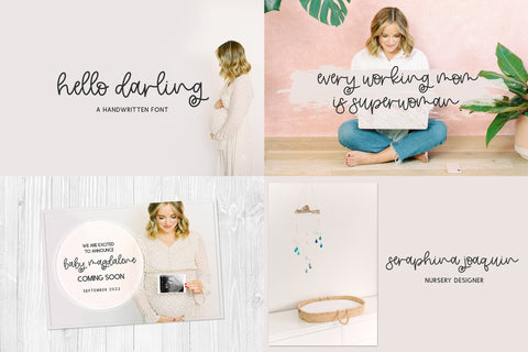Monoline Font Mini Bundle Font Beck McCormick 