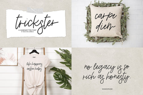 Monoline Font Mini Bundle Font Beck McCormick 