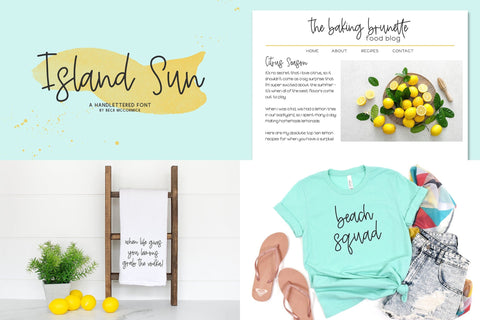 Monoline Font Mini Bundle Font Beck McCormick 