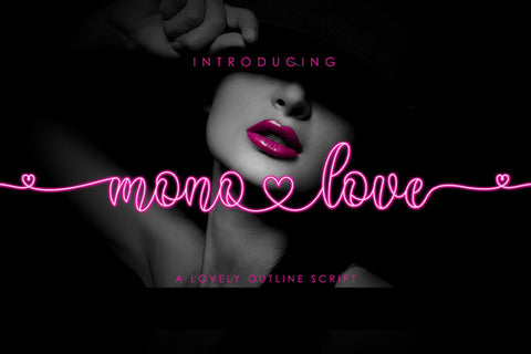Monolove | Lovely Calligraphy Font studioalmeera 