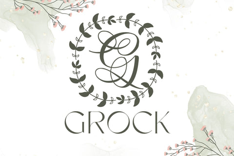 Monoluxe Monogram Font Font Dm Letter Studio 