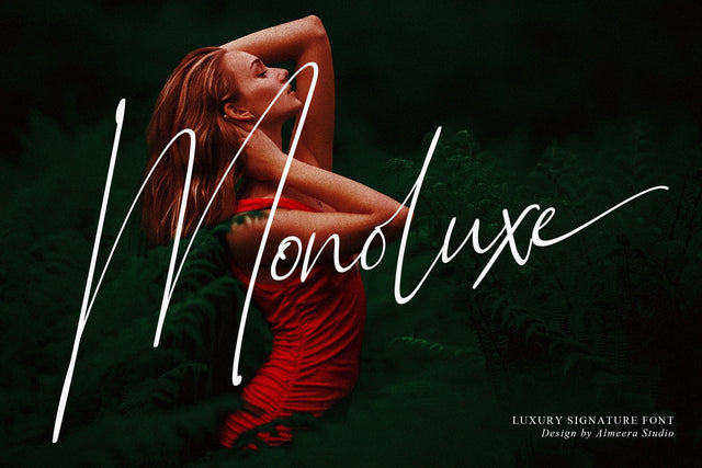 Monoluxe - Signature Font Font studioalmeera 