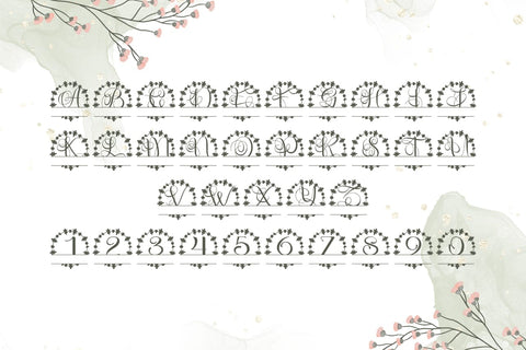 Monoluxe Split Monogram Font Font Dm Letter Studio 