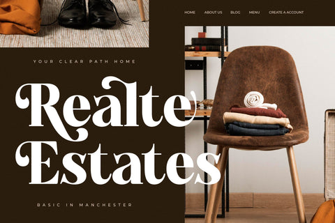 Monstac Realmid - Modern Alternate Serif Font Letterena Studios 