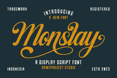 Monstay Font ahweproject 