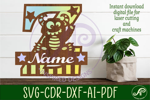 Monster Capital Monogram Letter Z SVG SVG APInspireddesigns 