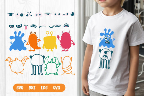 Monster custom halloween svg, dxf, eps, png SVG dadan_pm 