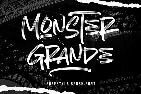 Monster Grande Font Arterfak Project 