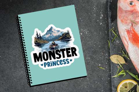 Monster princess Sticker Design Sublimation Regulrcrative 