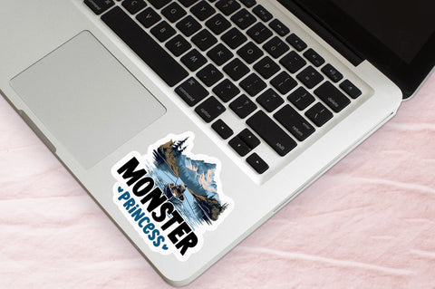 Monster princess Sticker Design Sublimation Regulrcrative 