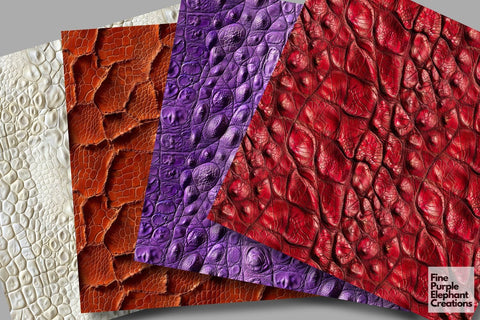 Monster Skin Scales Texture Digital Paper - Bright Colored Exotic Reptile Digital Pattern Fine Purple Elephant Creations 
