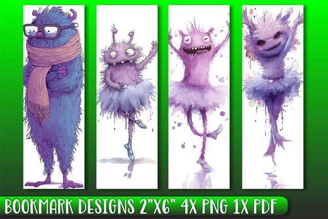 Monster-themed Printable Designs Sublimation afrosvg 